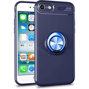 Techno Guru iPhone Se 2022 Ultra Koruma Sağlayan Stant Özellikli Yüzüklü Ravel Silikon Kılıf