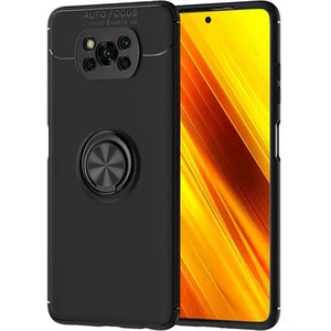 Poco X3 Pro  Kılıf Yüzüklü Sağlam Esnek Ringo Silikon Kapak