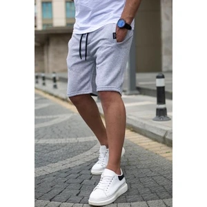 Gri Erkek Regular Fit Şort 4842