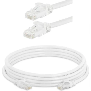 - 5 Metre Cat6 Kablo Ethernet Network Kablosu - Fabrikasyon Presli - 23 Awg - Beyaz - 5 mt