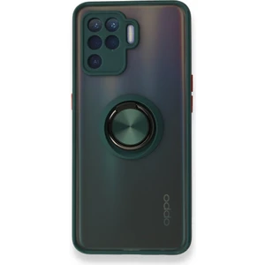 Oppo Reno 5 Lite Kılıf Montreal Mat Yüzüklü Kapak