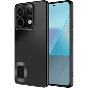 Xiaomi Redmi Note 13 4g Kılıf Şık Logo Gösteren Tasarımlı Kamera Lens Korumalı Yumuşak Silikon Slot