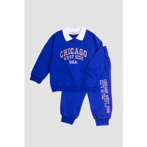 Chicsy Baby Yaka Detaylı Yazı Baskılı Eşofman Takımı