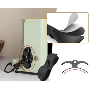 Yapışkanlı Airfryer Kablo Sabitleyici Düzenleyici Çok Amaçlı Kablo Tutucu Kablo Toparlayıcı 4 Adet