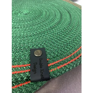 Double Knot Design 4 Adet  Amerikan Servis Supla Tress Jüt Hediyelik Sunum Davet Masa Düzeni