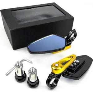 Gidon Ayna Üçgen Şeffaf Camlı Gold