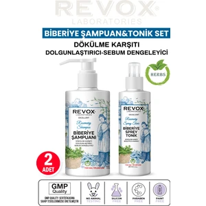 Biberiye Saç Bakım Şampuanı ve Tonik Sebum Dengeleyici İkili Set