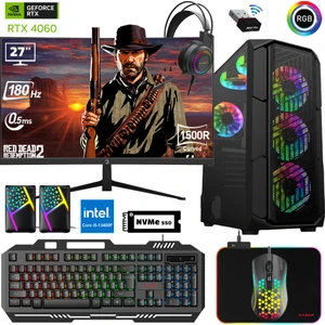XSR675 I5 13400F 16GB Ram 512GB M.2 Nvme SSD 8gb RTX4060 Ekran Kartı 27" 180Hz Curved Oyun Bilgisayarı