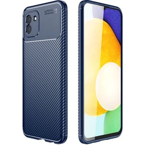 Techno Guru Samsung Galaxy A03 Gofret Desenli Ultra Koruma Sağlayan Negro Silikon Kılıf