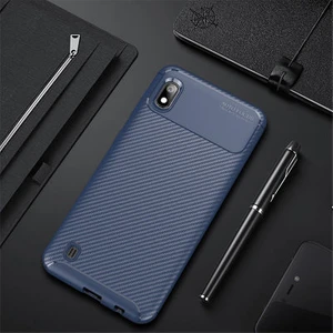 Techno Guru Samsung Galaxy A10 Gofret Desenli Ultra Koruma Sağlayan Negro Silikon Kılıf