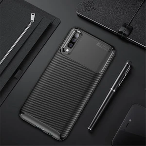 Techno Guru Samsung Galaxy A50 Gofret Desenli Ultra Koruma Sağlayan Negro Silikon Kılıf