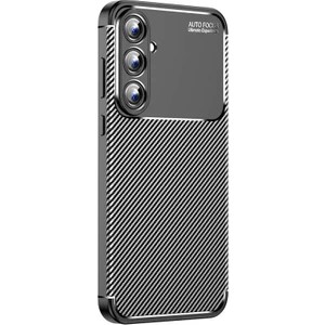 Techno Guru Samsung Galaxy A55 Gofret Desenli Ultra Koruma Sağlayan Negro Silikon Kılıf