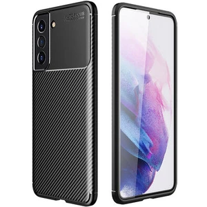 Techno Guru Samsung Galaxy S21 Fe Gofret Desenli Ultra Koruma Sağlayan Negro Silikon Kılıf
