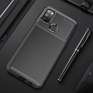 Techno Guru Samsung Galaxy M21 Gofret Desenli Ultra Koruma Sağlayan Negro Silikon Kılıf