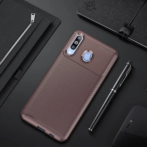 Techno Guru Samsung Galaxy M30 Gofret Desenli Ultra Koruma Sağlayan Negro Silikon Kılıf