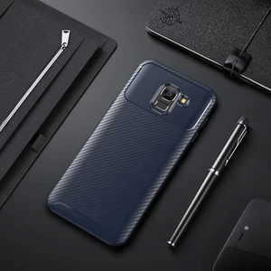 Techno Guru Samsung Galaxy J6 Gofret Desenli Ultra Koruma Sağlayan Negro Silikon Kılıf