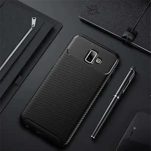 Techno Guru Samsung Galaxy J6 Plus Gofret Desenli Ultra Koruma Sağlayan Negro Silikon Kılıf