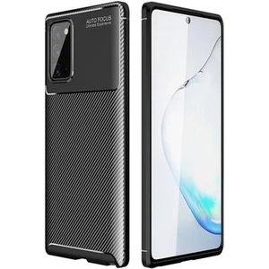 Techno Guru Samsung Galaxy Note 20 Gofret Desenli Ultra Koruma Sağlayan Negro Silikon Kılıf