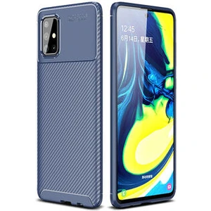 Techno Guru Samsung Galaxy M31S Gofret Desenli Ultra Koruma Sağlayan Negro Silikon Kılıf