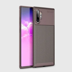 Techno Guru Samsung Galaxy Note 10 Plus Gofret Desenli Ultra Koruma Sağlayan Negro Silikon Kılıf