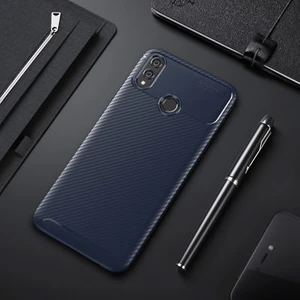 Techno Guru Honor 8x Gofret Desenli Ultra Koruma Sağlayan Negro Silikon Kılıf