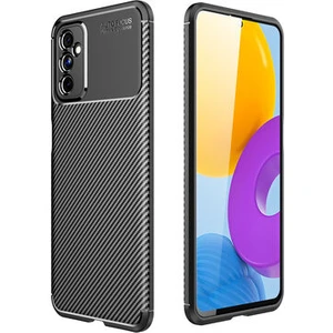 Samsung Galaxy M52 Kılıf Karbon Desenli Şık Tamia Premium Silikon Kapak