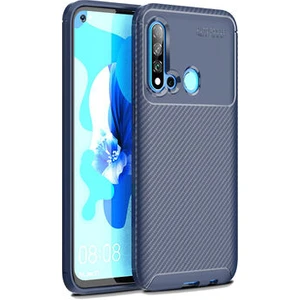 Techno Guru Huawei P20 Lite 2019 Gofret Desenli Ultra Koruma Sağlayan Negro Silikon Kılıf