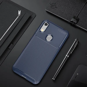 Techno Guru Huawei Y6S 2019 Gofret Desenli Ultra Koruma Sağlayan Negro Silikon Kılıf