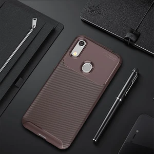 Techno Guru Huawei Y6S 2019 Gofret Desenli Ultra Koruma Sağlayan Negro Silikon Kılıf