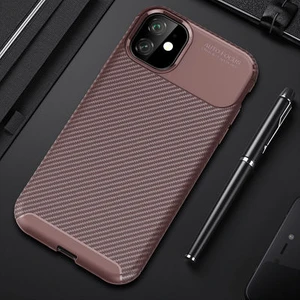 Techno Guru iPhone 11 Gofret Desenli Ultra Koruma Sağlayan Negro Silikon Kılıf