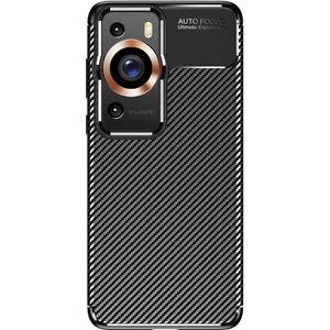 Techno Guru Huawei P60 Pro Gofret Desenli Ultra Koruma Sağlayan Negro Silikon Kılıf