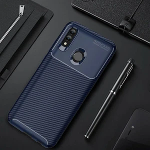 Techno Guru Huawei P Smart 2019 Gofret Desenli Ultra Koruma Sağlayan Negro Silikon Kılıf