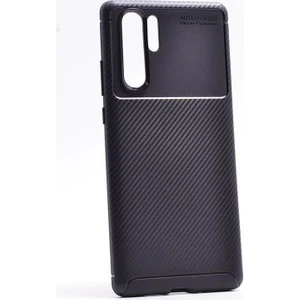 Techno Guru Huawei P30 Pro Gofret Desenli Ultra Koruma Sağlayan Negro Silikon Kılıf