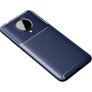 Techno Guru Poco F2 Pro Gofret Desenli Ultra Koruma Sağlayan Negro Silikon Kılıf