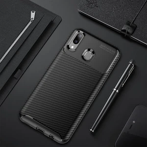 Techno Guru Huawei Y7 Prime 2019 Gofret Desenli Ultra Koruma Sağlayan Negro Silikon Kılıf