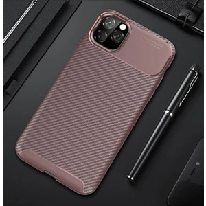 Techno Guru iPhone 11 Pro Max Gofret Desenli Ultra Koruma Sağlayan Negro Silikon Kılıf