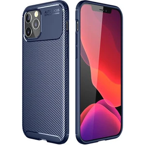 Techno Guru iPhone 12 Pro Max Gofret Desenli Ultra Koruma Sağlayan Negro Silikon Kılıf
