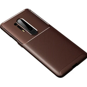 Techno Guru One Plus 8 Pro Gofret Desenli Ultra Koruma Sağlayan Negro Silikon Kılıf