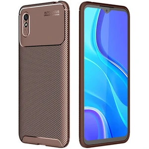 Techno Guru Redmi 9A Gofret Desenli Ultra Koruma Sağlayan Negro Silikon Kılıf