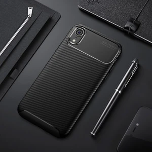Techno Guru iPhone Xr Gofret Desenli Ultra Koruma Sağlayan Negro Silikon Kılıf