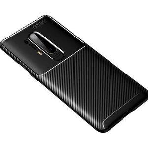 One Plus 8 Pro Kılıf Karbon Desenli Şık Tamia Premium Silikon Kapak