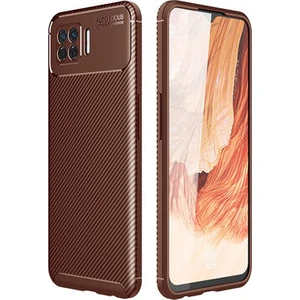 Techno Guru Oppo A73 Gofret Desenli Ultra Koruma Sağlayan Negro Silikon Kılıf