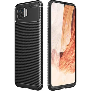 Techno Guru Oppo A73 Gofret Desenli Ultra Koruma Sağlayan Negro Silikon Kılıf