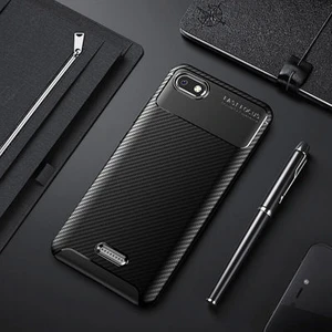 Techno Guru Redmi 6A Gofret Desenli Ultra Koruma Sağlayan Negro Silikon Kılıf