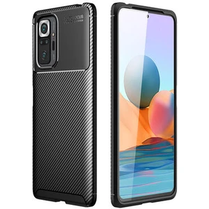 Redmi Note 10 Pro Kılıf Karbon Desenli Şık Tamia Premium Silikon Kapak