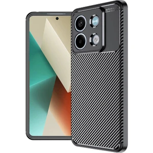 Techno Guru Redmi Note 13 5g Gofret Desenli Ultra Koruma Sağlayan Negro Silikon Kılıf