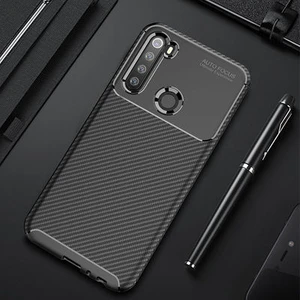 Techno Guru Redmi Note 8 Gofret Desenli Ultra Koruma Sağlayan Negro Silikon Kılıf