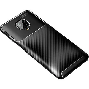 Techno Guru Redmi Note 9s Gofret Desenli Ultra Koruma Sağlayan Negro Silikon Kılıf