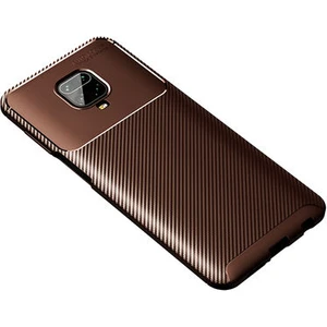 Techno Guru Redmi Note 9s Gofret Desenli Ultra Koruma Sağlayan Negro Silikon Kılıf