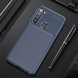Techno Guru Redmi Note 8 Gofret Desenli Ultra Koruma Sağlayan Negro Silikon Kılıf